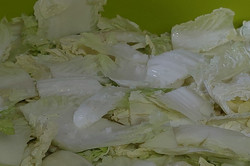 Geschnittener Chinakohl