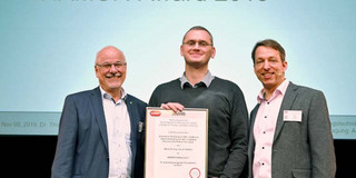 NAMUR-Award 2019 für Dr. Daniel Haßkerl NAMUR-Award 2019 für Dr. Daniel Haßkerl