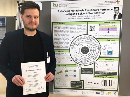 Zwei Posterpreise für Marc Peters