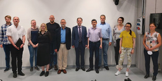 Gruppenbild Fakultätsrat BCI, Herr Dr. Janasek in der Mitte